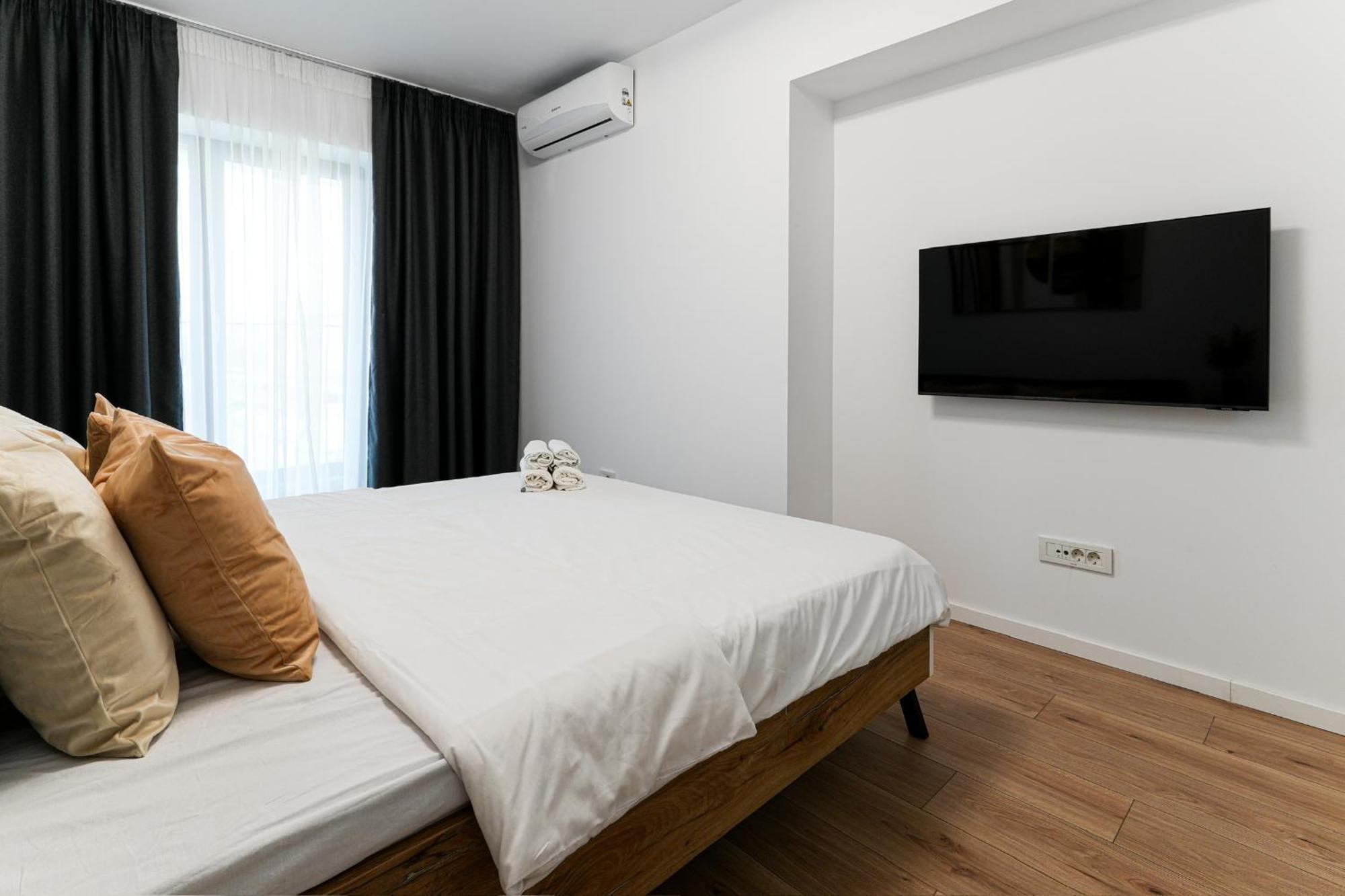 Sandra - Park-View Apt With Balcony & Parking 부쿠레슈티 외부 사진